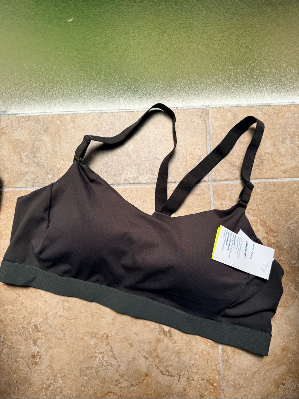 Old Navy Active Medium Support PowerSoft Adjustable Strap Sports Bra Size XL